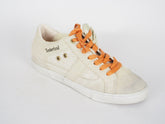 Womens Timberland EK Glstnbry 8233B Beige Leather Lace Up Trainers Casual Shoes