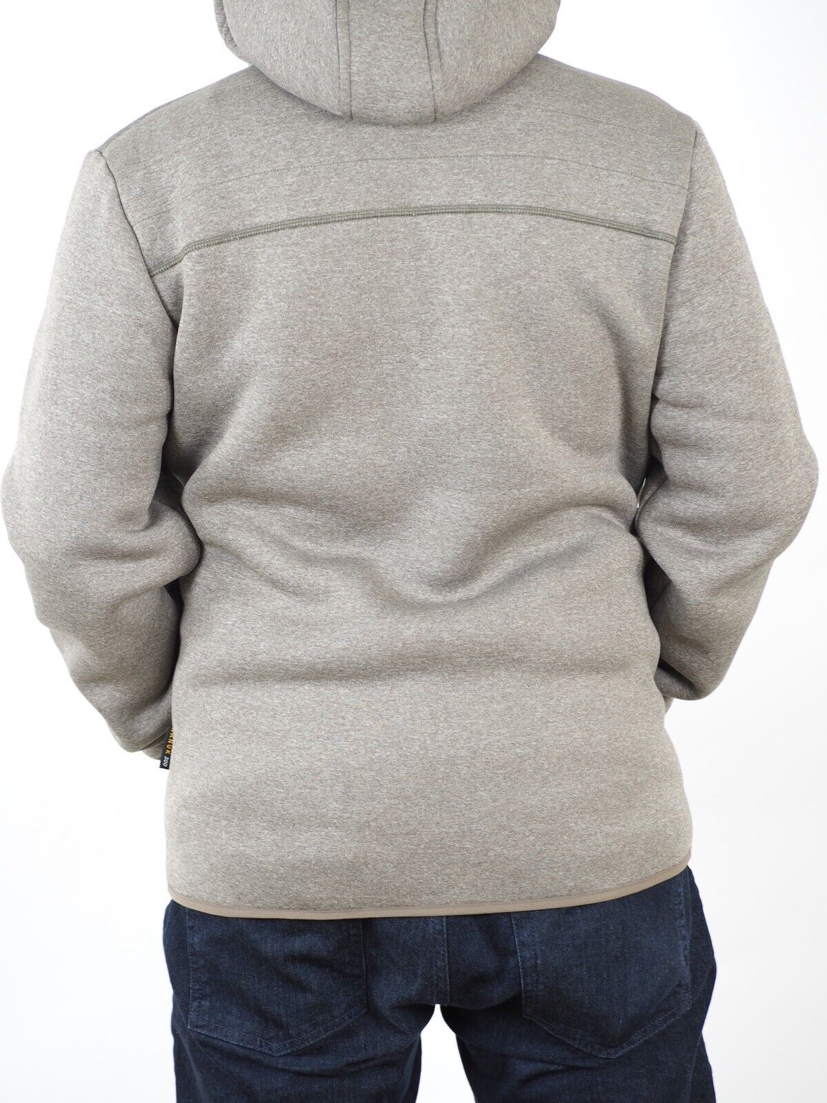 Mens Jack Wolfskin Terra Nova 1703001 Siltstone Warm Zip Up Hooded Sweatshirt - London Top Style