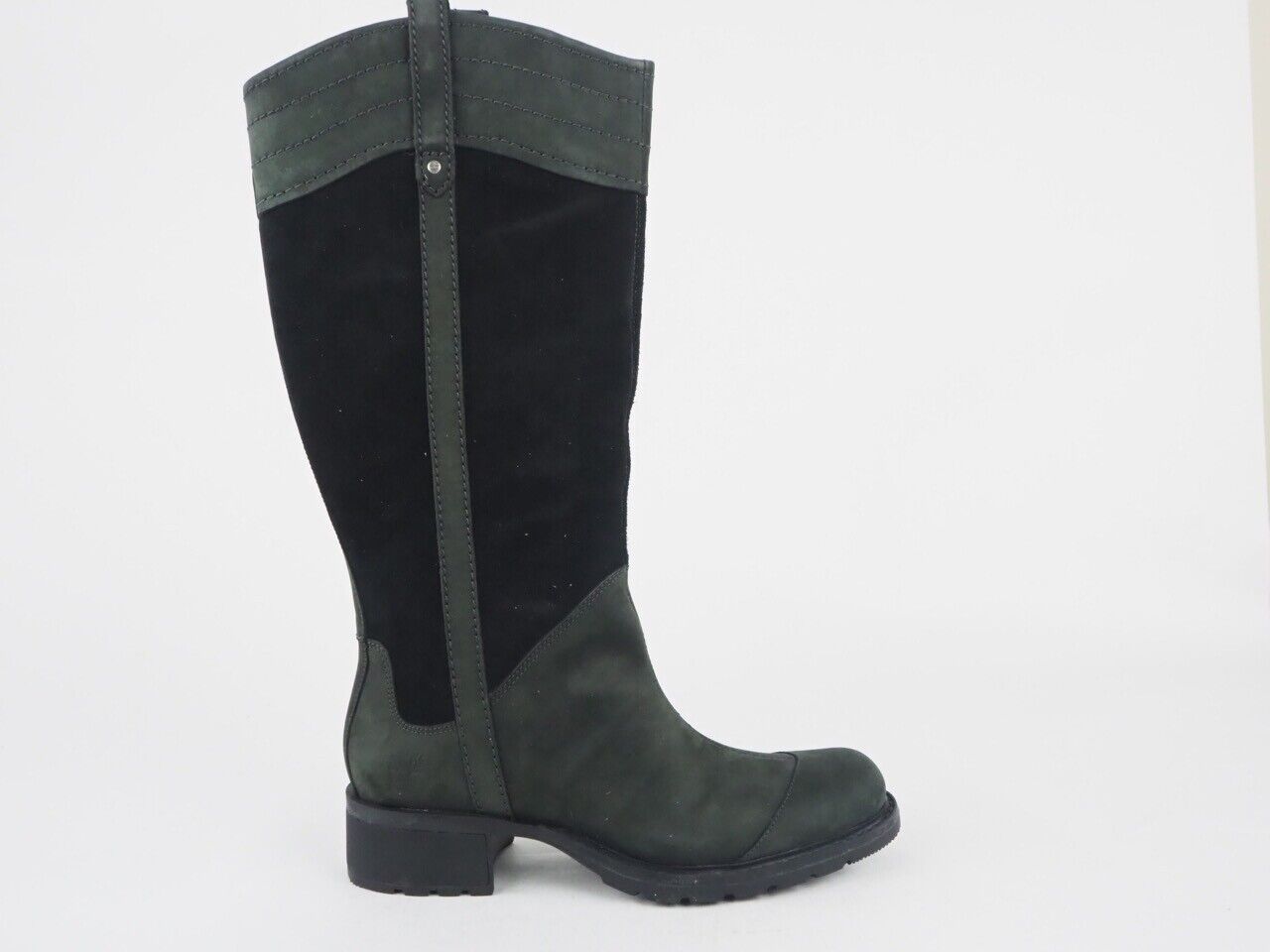 Black knee high timberland boots clearance