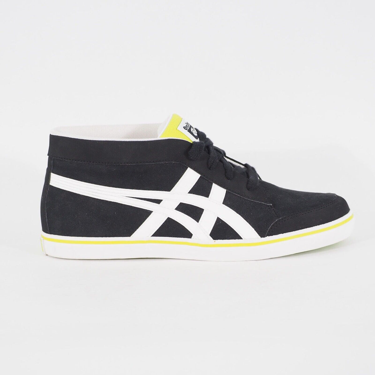 Adults Asics Onitsuka Tiger Renshi D3C4Y Black Casual Lace Up Walking Trainers