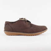 Mens Timberland TRAVEL OXFORD 5953R Brown Casual Leather Lace Up Walking Shoes