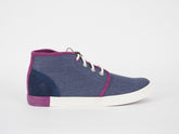 Womens Timberland Newport Bay Canvas A17J8 Purple Blue Laced Chukka Trainers