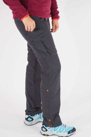 Womens Jack Wolfskin Stromboli 5006162 Dark Grey Warm Windproof Hiking Trousers