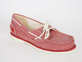 Womens Timberland 2 Eye 3929R Red Textile Boat Shoes UK 8 - London Top Style