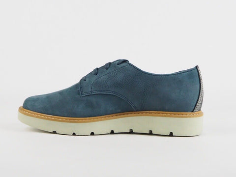 Womens Timberland Kenniston Lace Ox A19EP Blue Leather Lace Up Oxford Shoes