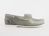 Womens Timberland Damen Amherst 2 Eyed 27618 Grey Leather Lace Up Boat Shoes - London Top Style