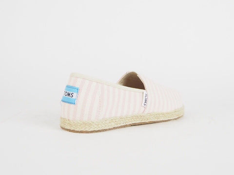 Girls Toms Classic Blossom Canvas Flats Slip On Out Door Trainers Uk K13.5 - London Top Style