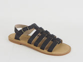 Womens Timberland Ek Sheafe Fisherman 8165B Black Leather Buckle Sandals