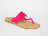 Womens Timberland Sheafe Vivacious A14JO Magenta Leather Casual Thong Slipper