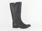 Womens Timberland EK Savin Hill Strap Tall 8756R Black Leather Zip Up Boots