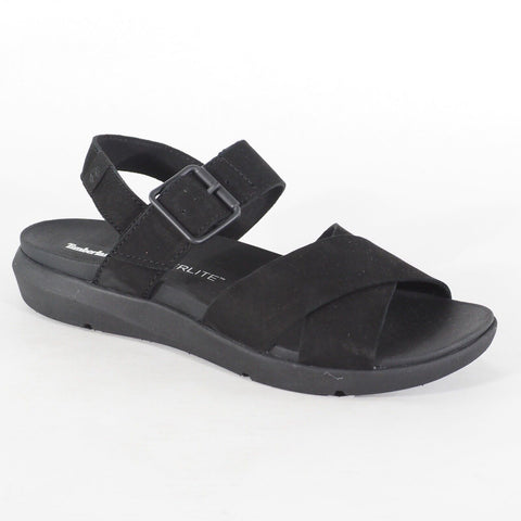 Womens Timberland Wilesport A1TSP Black Leather Casual Walking Ladies Sandals