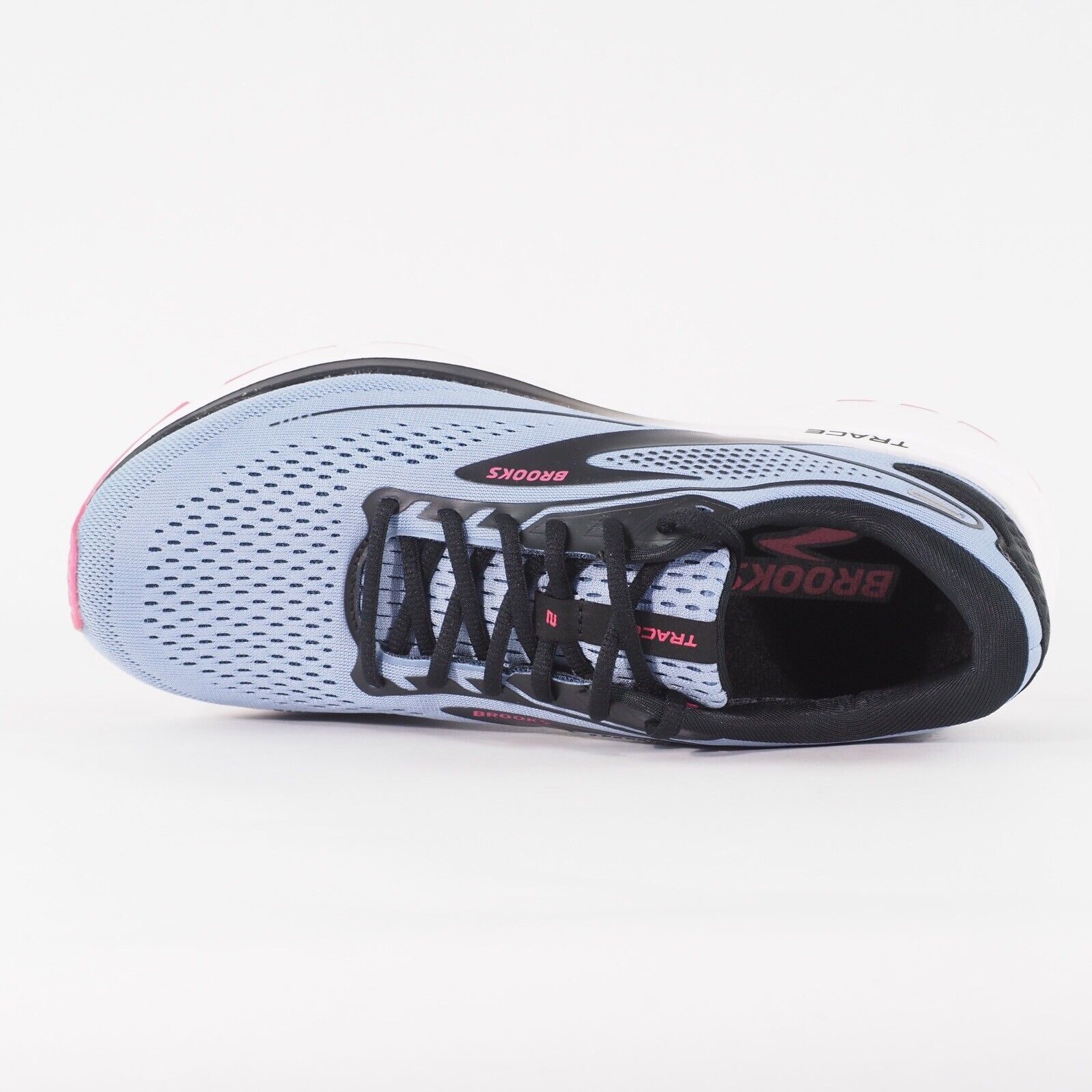 Womens Brooks Trace 2 120375 1B 533 Purple Walking Sports Lace Running Trainers