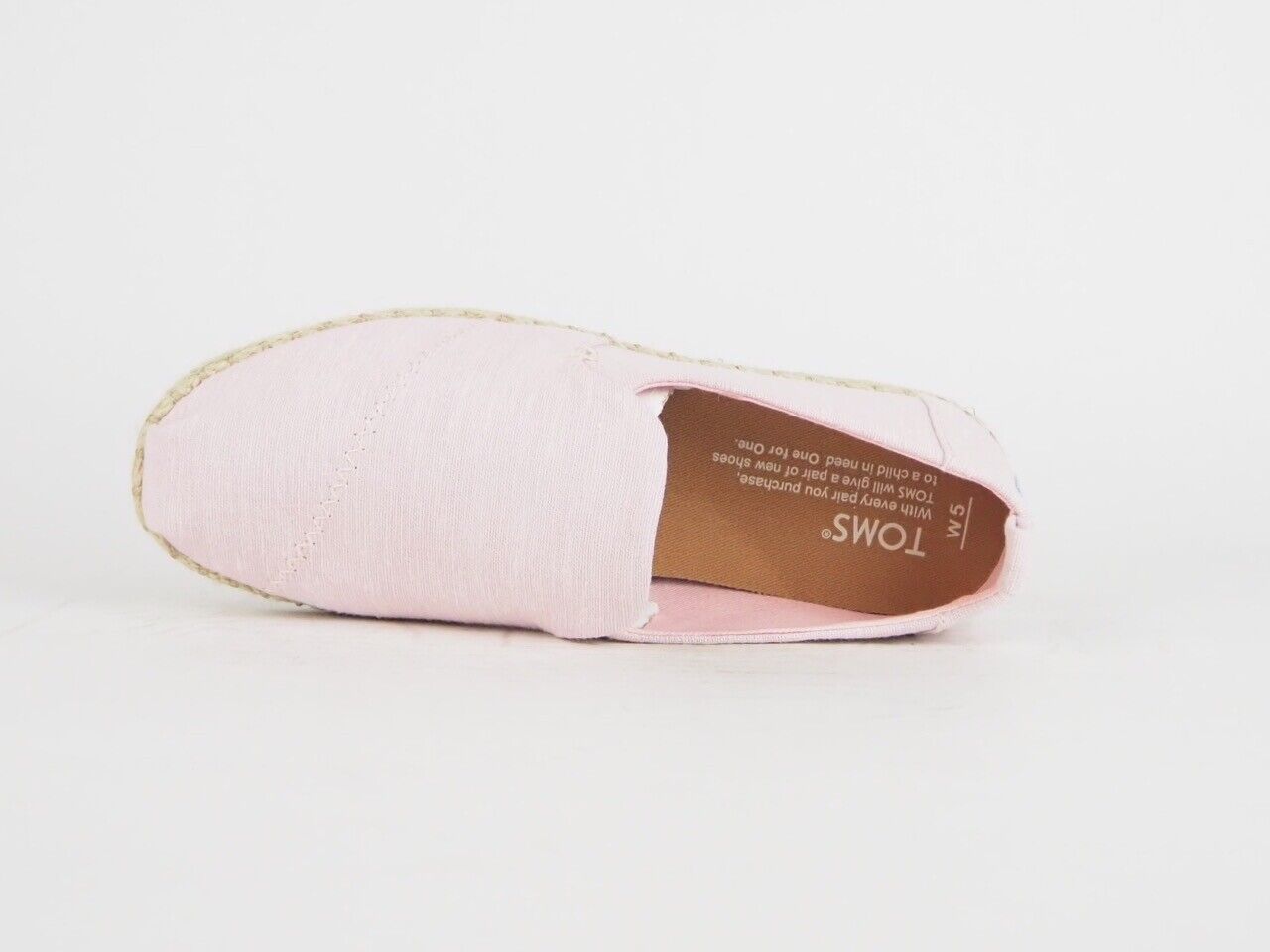 Womens Toms Deconstructed Alpargata Rope Textile Flats Slip On Trainers Uk 3