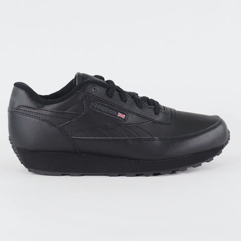 Mens Reebok CL Renaissance Wide 4E Black V67021 Lace Up Walking Casual Trainers