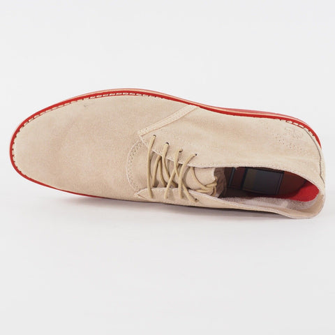 Mens Timberland Revenia 9765A Cream Lace Up Suede Walking Casual Chukka Boots