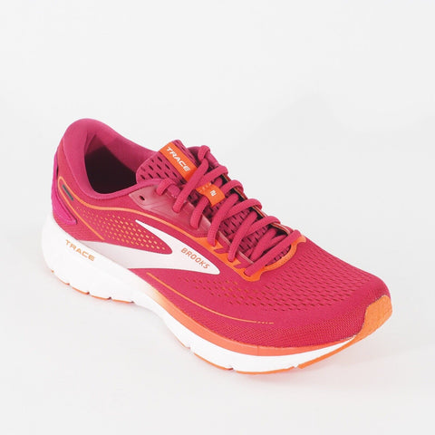 Womens Brooks Trace 2 120375 1B 630 Sangria Walking Sport Shoes Running Trainers