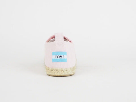 Womens Toms Deconstructed Alpargata Rope Textile Flats Slip On Trainers Uk 3