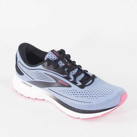 Womens Brooks Trace 2 120375 1B 533 Purple Walking Sports Lace Running Trainers