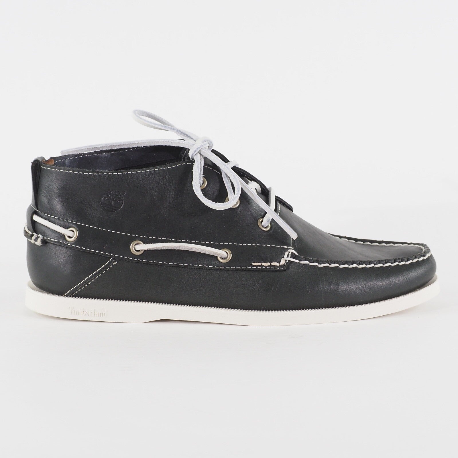 Mens Timberland Earthkeepers 06365R Leather Lace Navy Walking Chukka Boat Boots