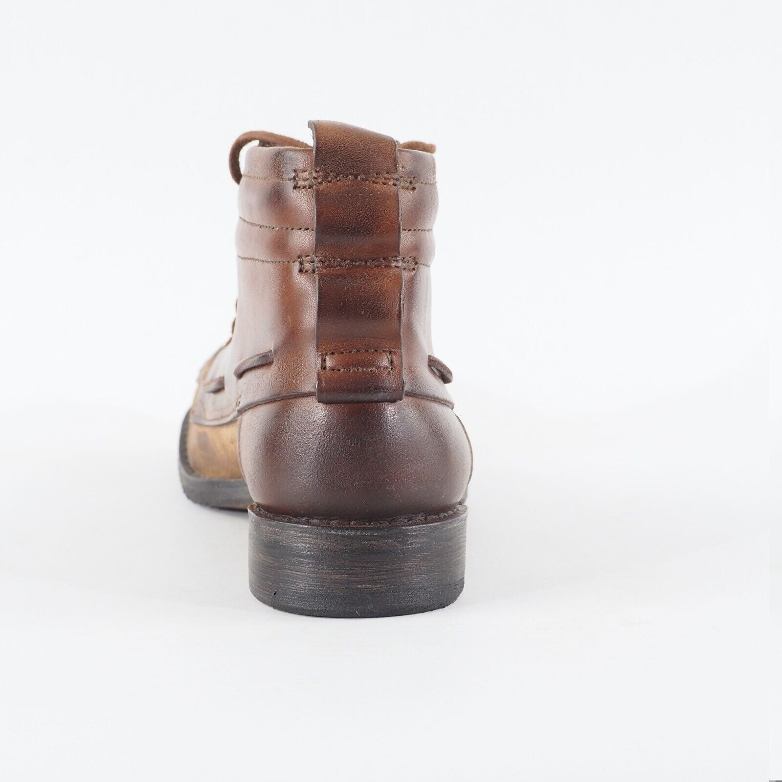 Mens Timberland CNY PNE 89545 Brown Leather Casual Shoes Lace Up Chukka Boots