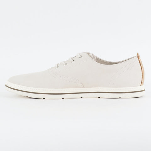 Mens Timberland Coles Point Plain A18YR Off White Leather Lace Up Casual Shoes