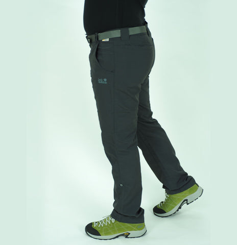 Mens Jack Wolfskin Stromboli Roll Up 5006172 Phantom Comfort Fit Hiking Trousers