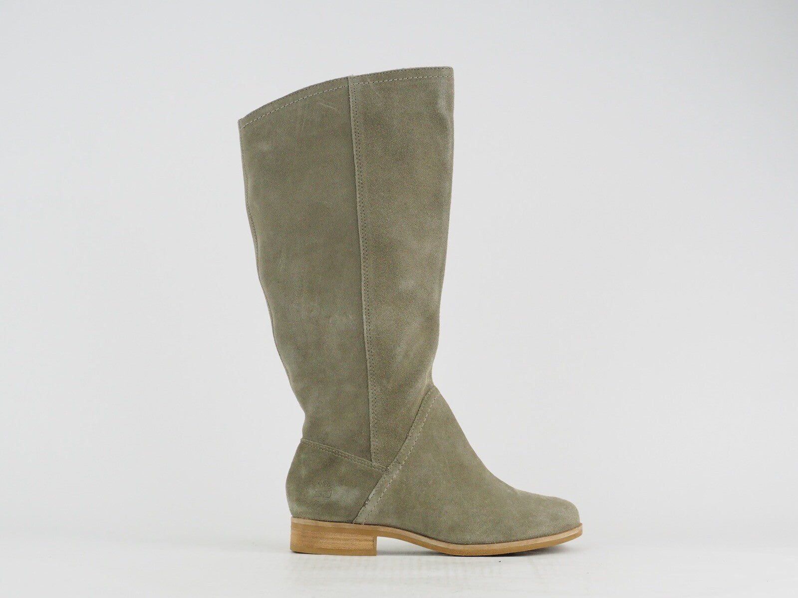 Womens Timberland Rangeley 8124R Light Olive Leather Casual Pull On Tall Boots