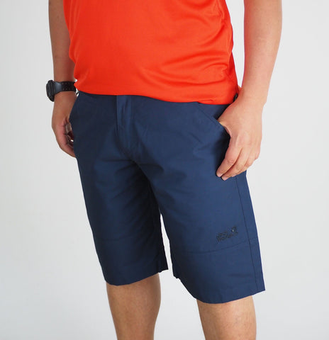 Mens Jack Wolfskin F65 5010021 Night Blue Regular Fit Casual Summer Shorts