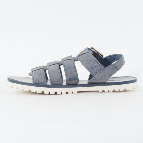 Womens Timberland Knowlwood A146Y Dark Blue Leather Buckle Strap Casual Sandals