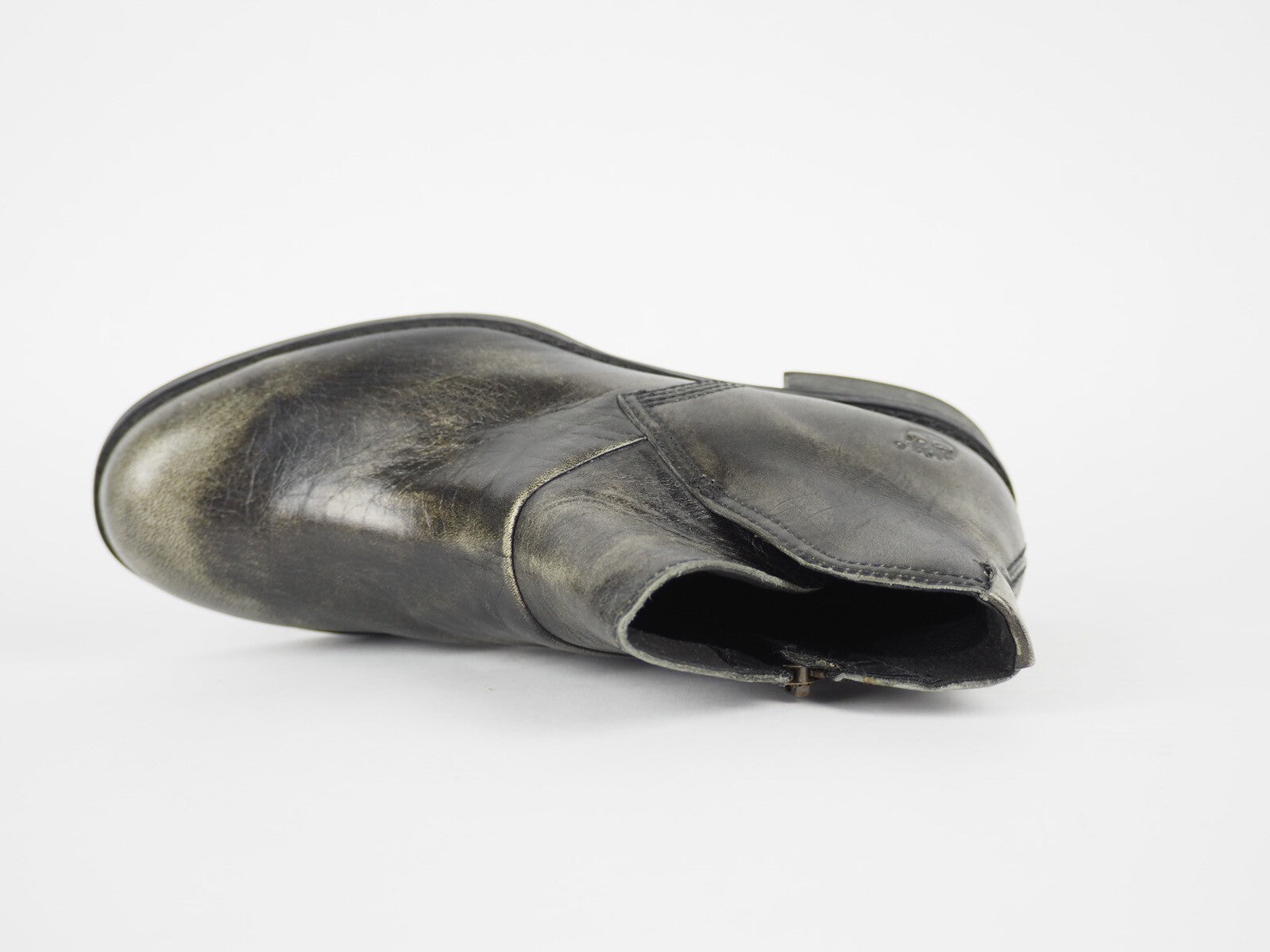 Womens Timberland EK A11EO Black / Gold Leather Casual Winter Chelsea Boots UK 4