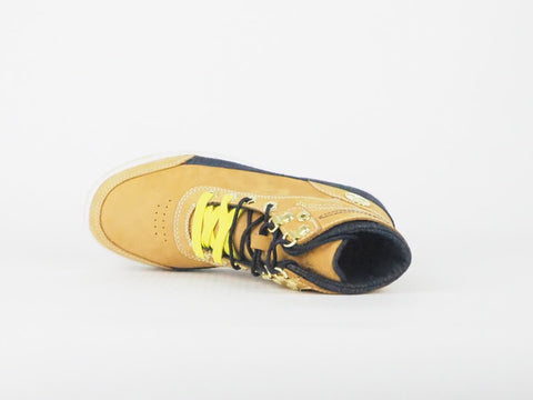 Timberland Iteza Roll Top 6052A Wheat Leather Lace Up Boots 