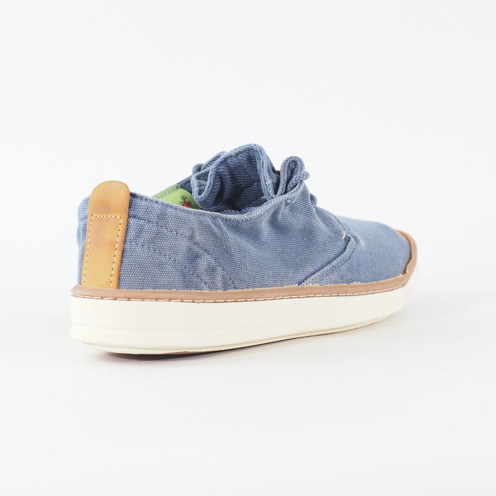 Womens Timberland Hookset Handcraft 8429R Medium Blue Canvas Lace Casual Shoes