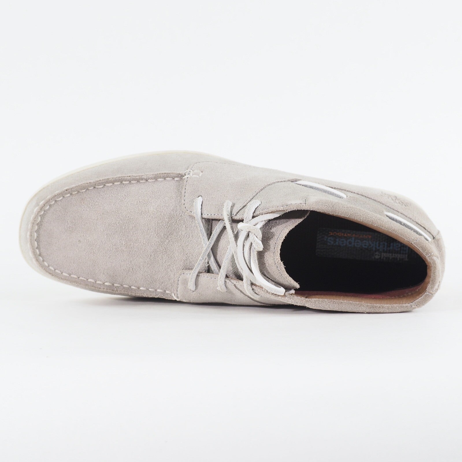 Mens Timberland Earthkeepers 6467R Light Grey Leather Lace Chukka Casual Boots