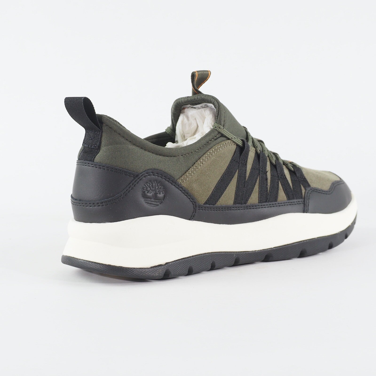 Mens Timberland Broughs Sroject Olive A24SV Leather Casual Walking Trainers