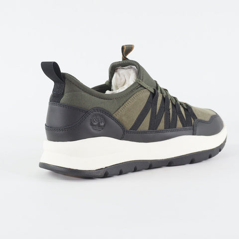 Mens Timberland Broughs Sroject Olive A24SV Leather Casual Walking Trainers