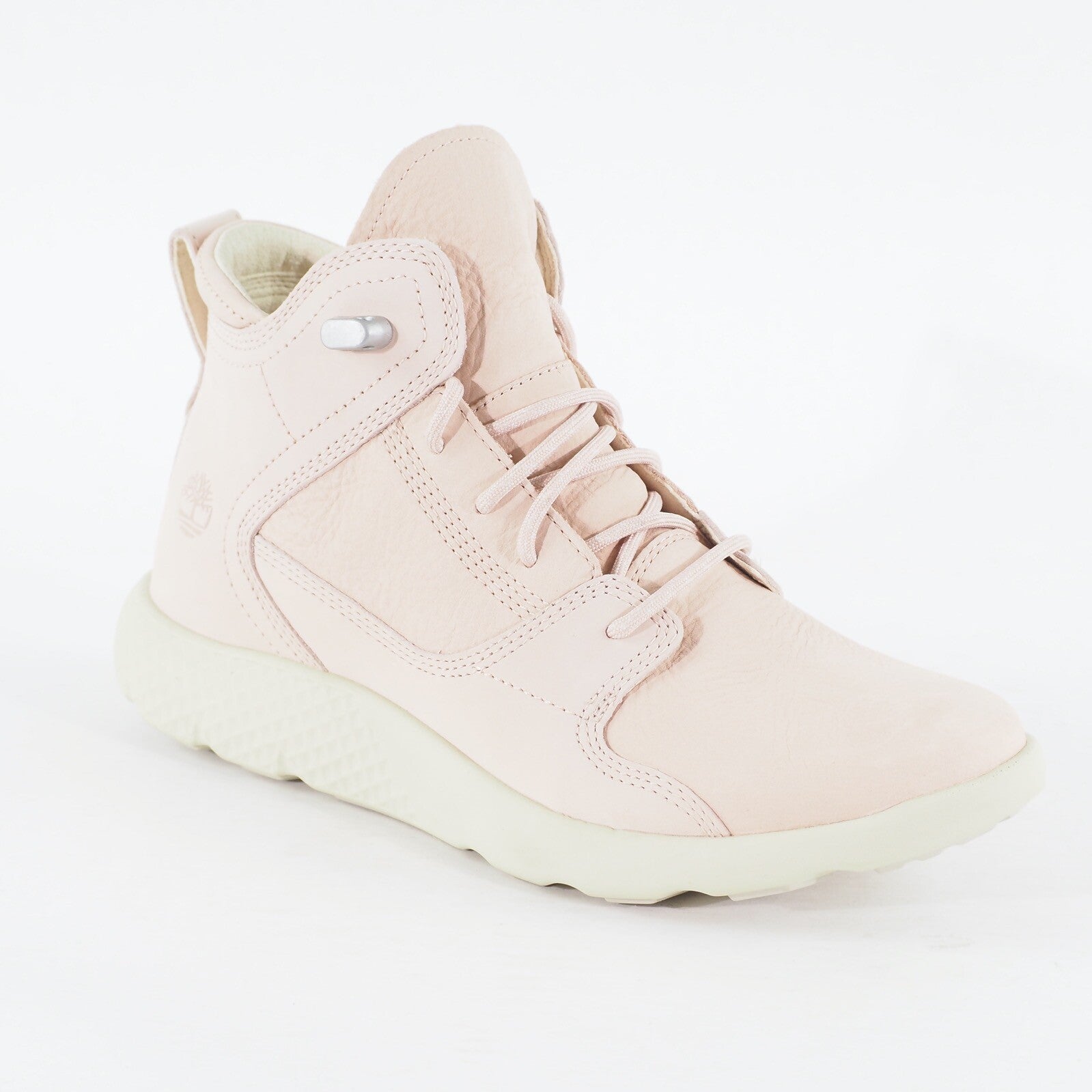 Womens Timberland Flyfoam Hiker A1JHY Light Pink Leather High Top Casual Shoes