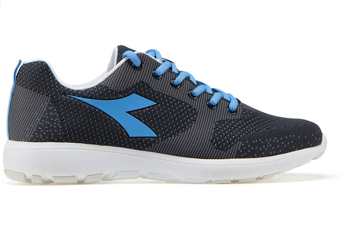 Womens Diadora X Run Light 101.172963 C4811 Blue Lace Up Running Trainers