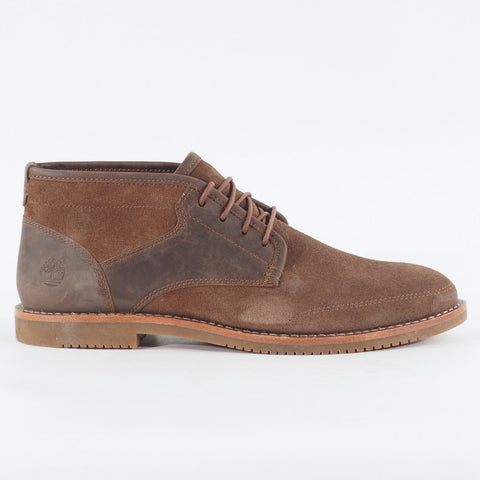 Mens Timberland Brooklyn Park A1624 Dark Brown Leather Lace Up Formal Boots