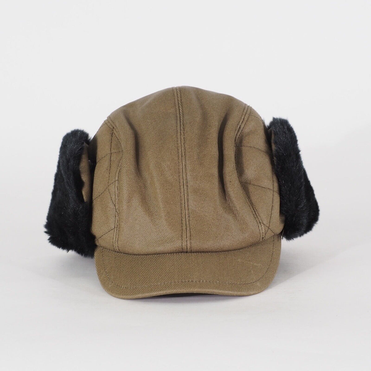 Adults Ben Sherman Plectrum Cotton Khaki Winter Casual Over The Ears Hat 