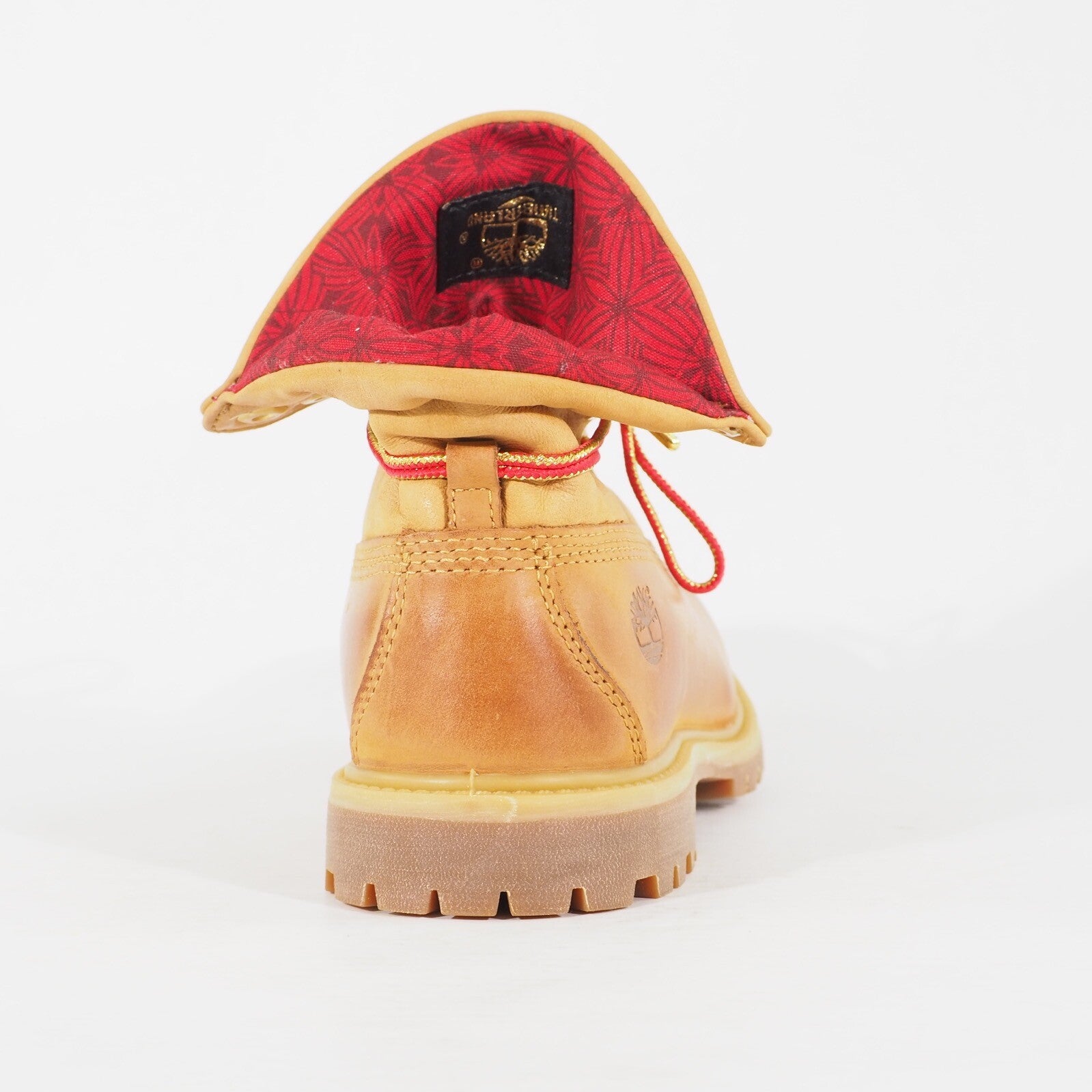 Womens Timberland Roll Top A242S Wheat Leather Lace Waterproof Walking Boots