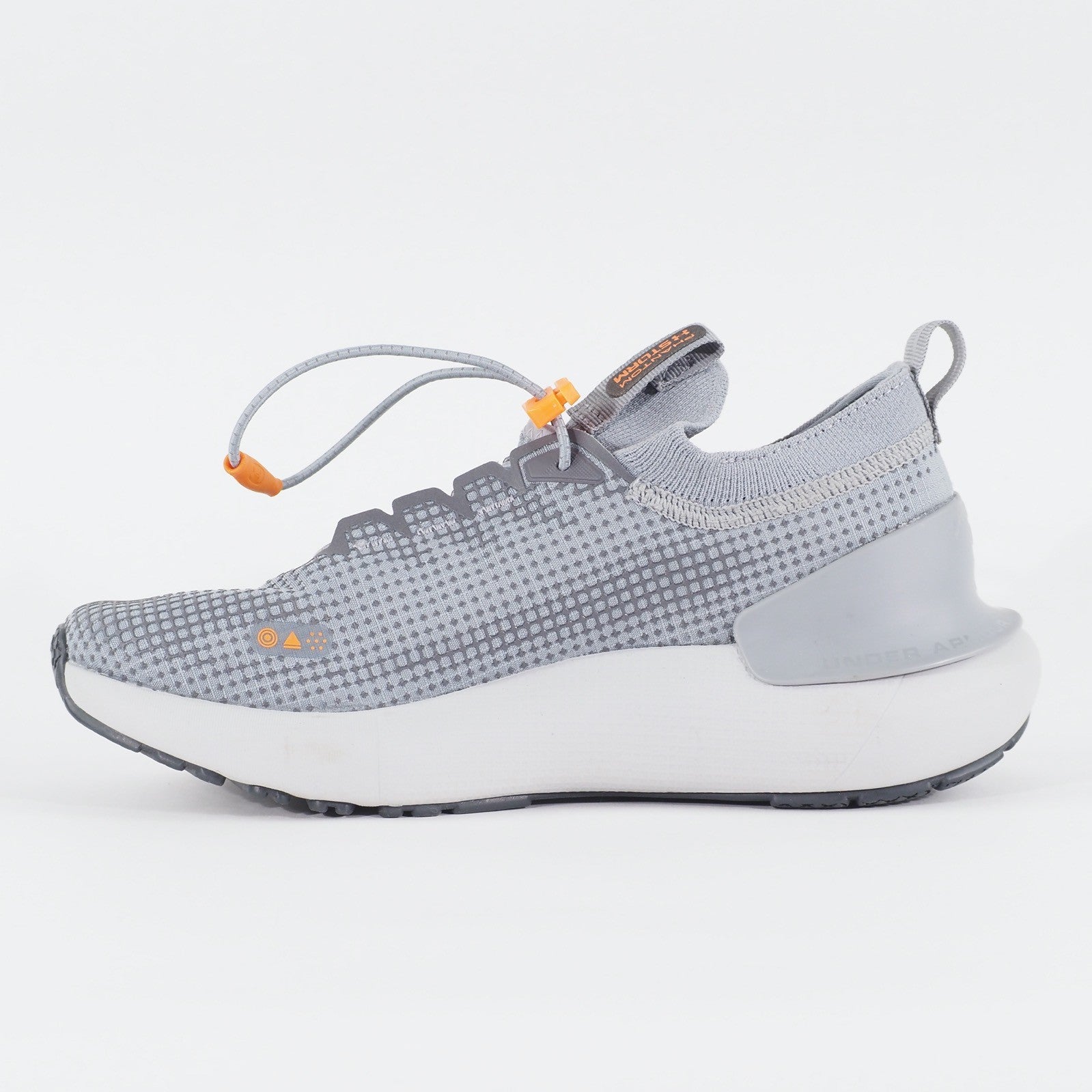 Juniors Under Armour Hover Phantom 3 Grey Running Lace Walking Sports Trainers