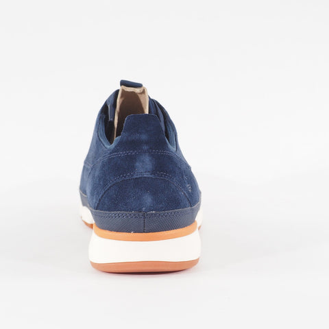 Mens Timberland Wharf District A1656 Navy Blue Leathe Lace Up Smart Casual Shoes