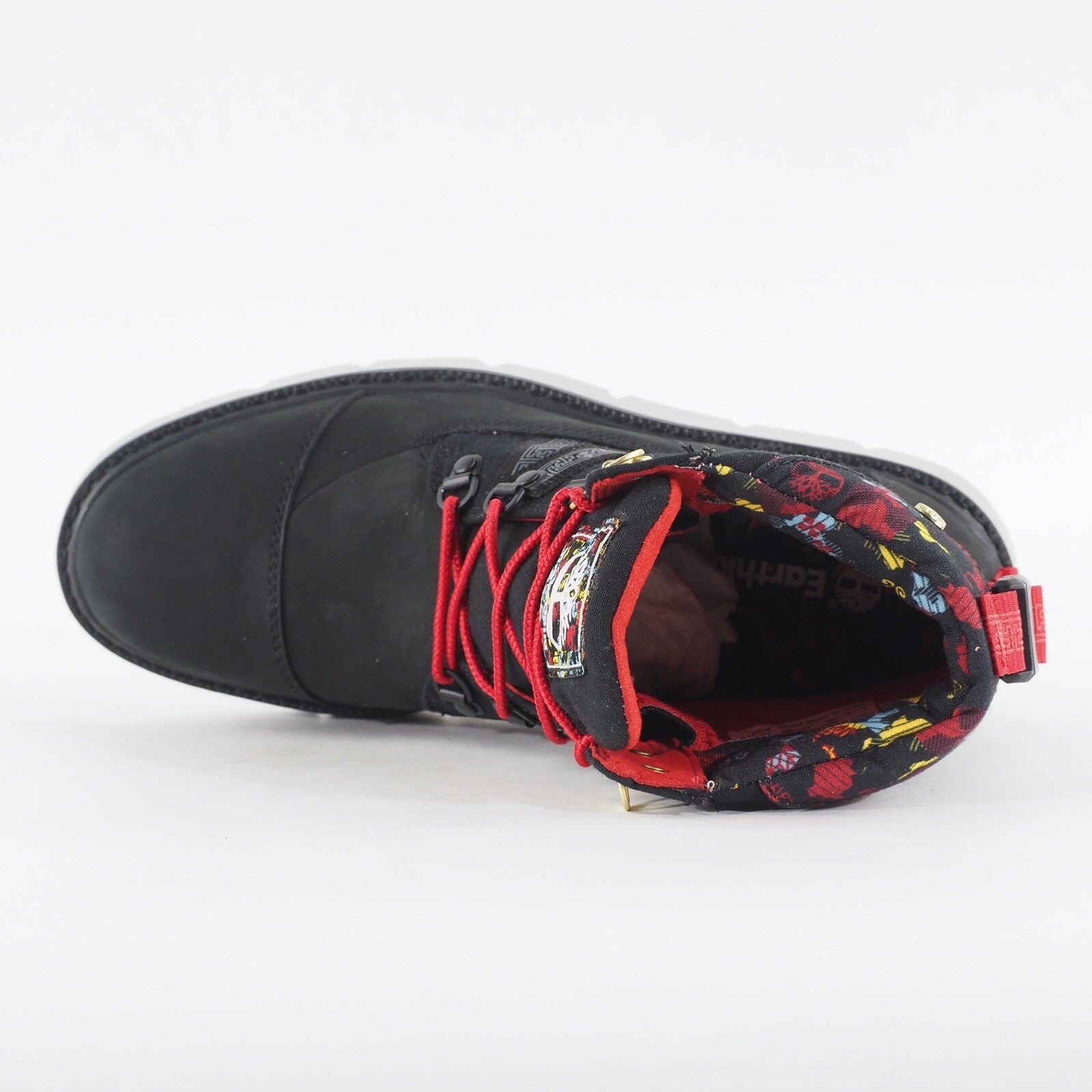 Womens Timberland 6 Inch Raywood A2PXF Black Nubuck Leather Lace Up Casual Boots