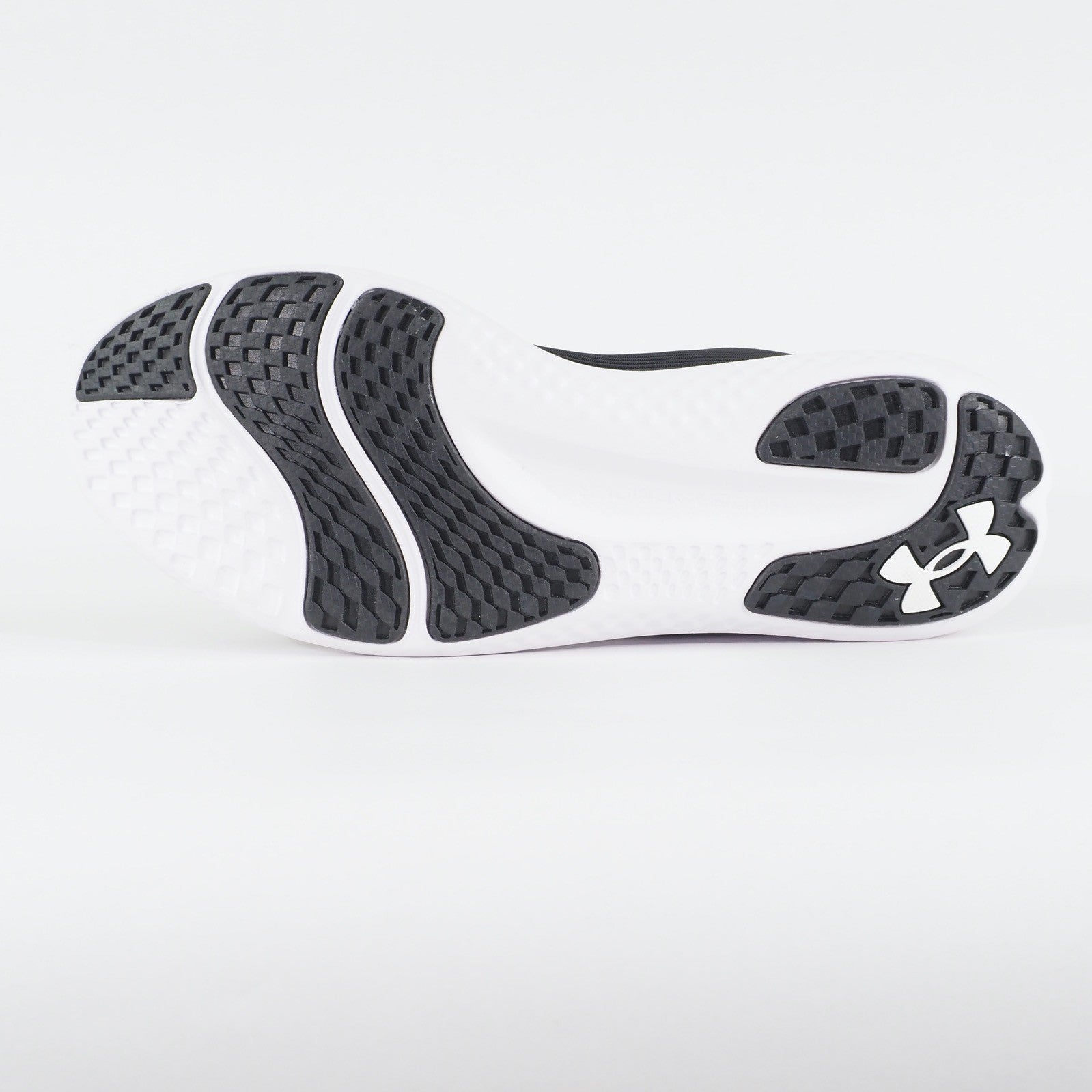 Mens Under Armour Charged S Swift Black Mesh Running Lace Up Sports Trainers