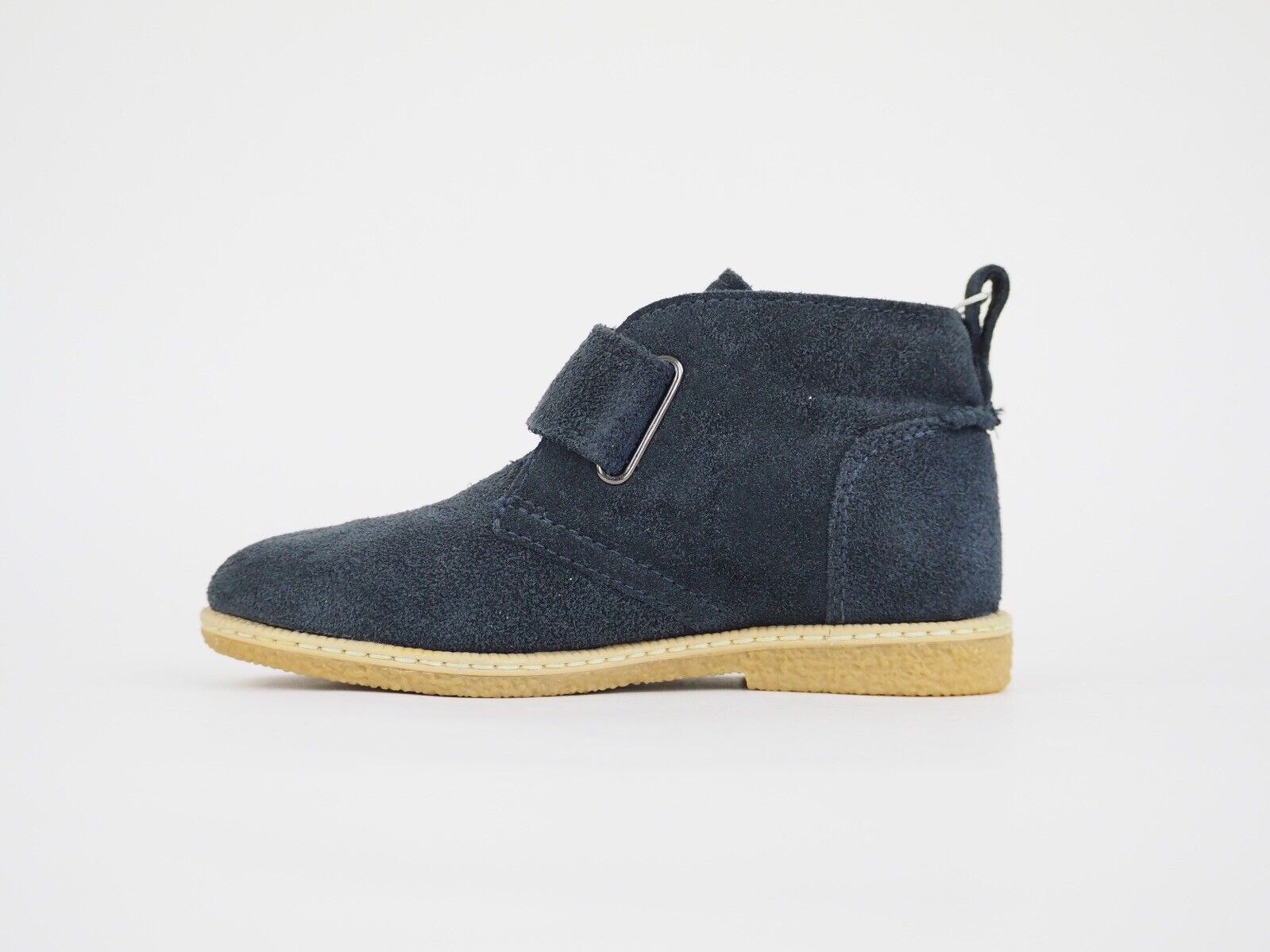 Toddlers Timberland RDGFLD 53897 Navy Blue Leather Strap Casual Kids Ankle Boots