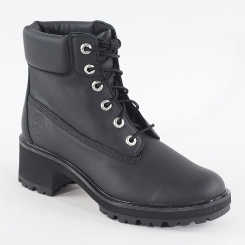 Womens Timberland Kinsley 6 Inch A436T Black Leather Waterproof Casual Boots