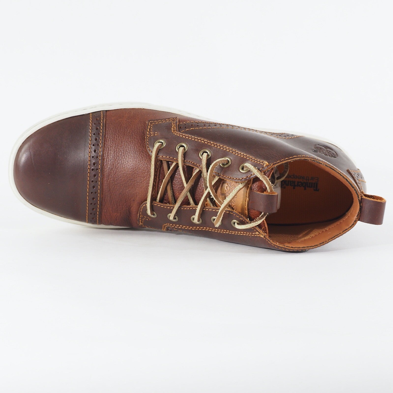 Mens Timberland 20 Adventure Cup 5457A Tan Leather Casual Walking Chukka Boots