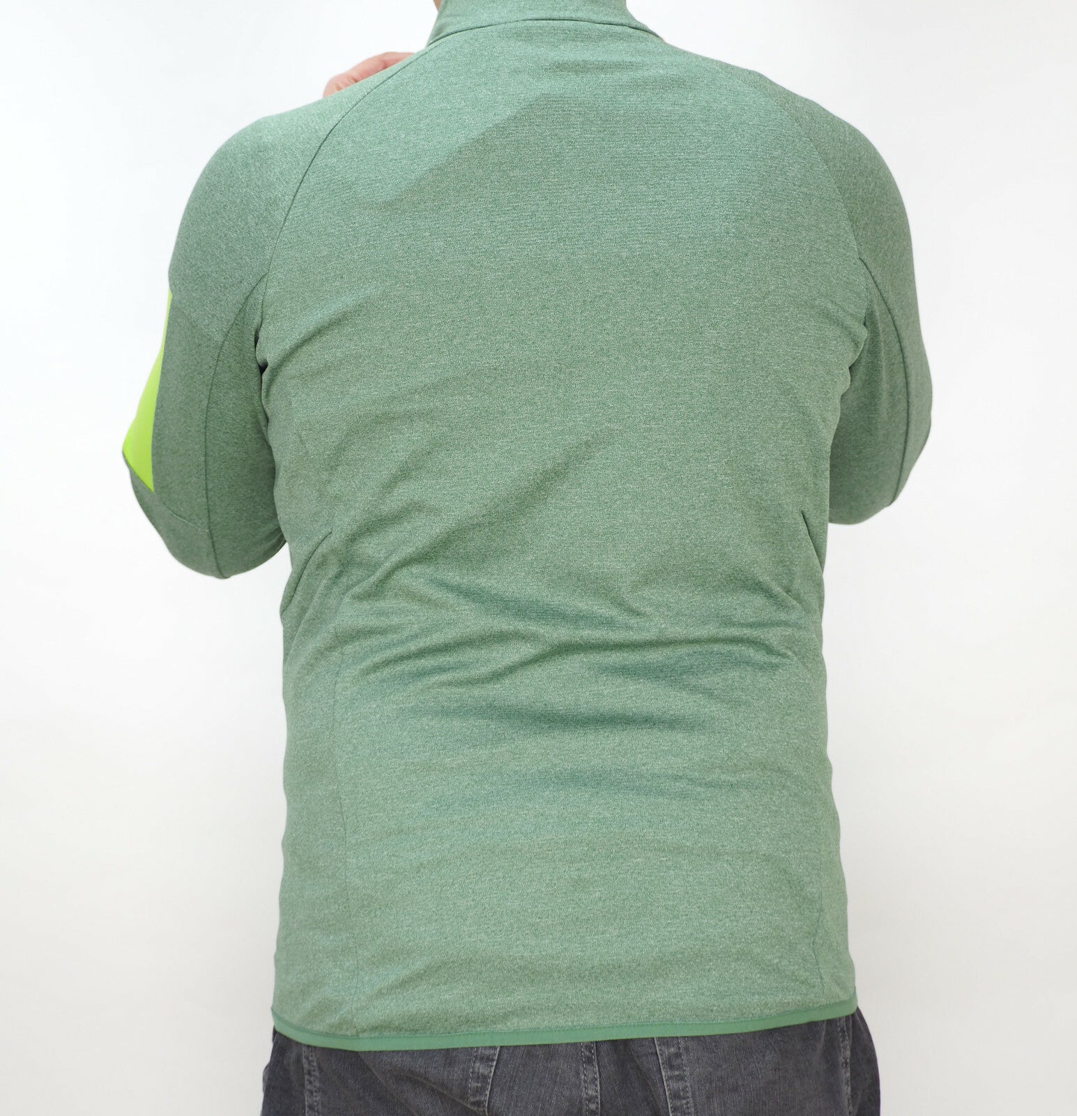 Mens Jack Wolfskin Milford Breathable Zip Up Sage Sports Jacket