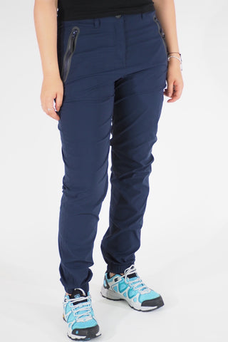 Womens Jack Wolfskin New Seattle 1505021 Midnight Blue Windproof Hiking Trousers