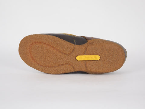 Womens Timberland Bayden MJ 24644 Dark Brown Leather One Strap Ballet Flat Shoes